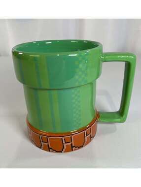 ThinkGeek Super Mario Warp Pipe Ceramic Mug 15 oz